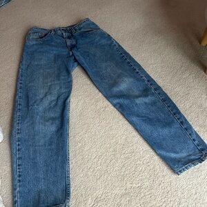80s Levi's Men's Straight Blue Jeans